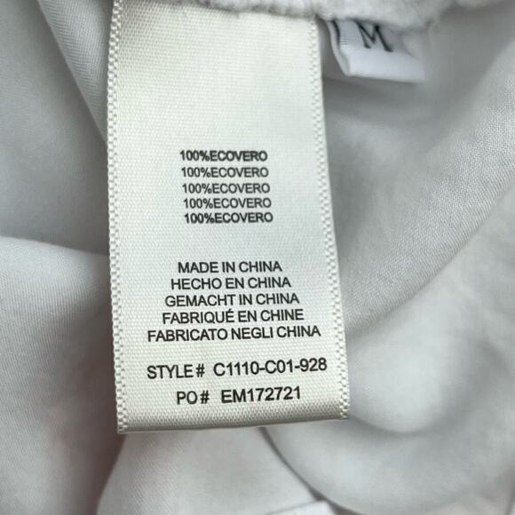 Anthropologie Cloth & Stone Pink Tie-Dye Cap Sleeve Relaxed Fit Ecovero Top, M - Picture 9 of 10